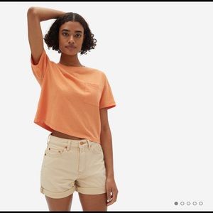 Everlane Cropped Pocket Tee
